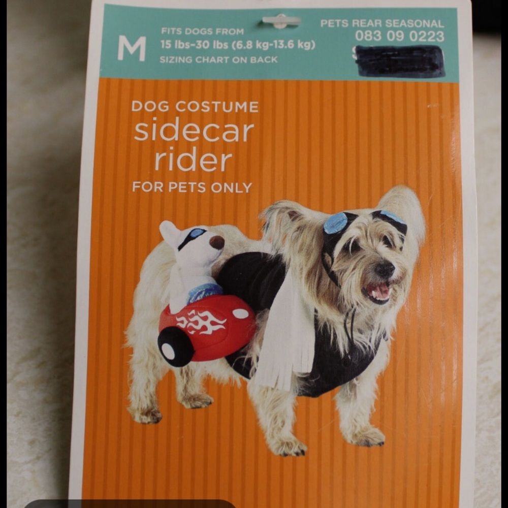 NWOT Target Dog Sidecar Dog Costume Size M